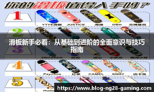 滑板新手必看：从基础到进阶的全面意识与技巧指南
