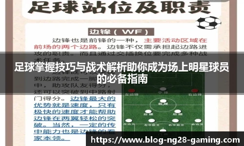 足球掌握技巧与战术解析助你成为场上明星球员的必备指南